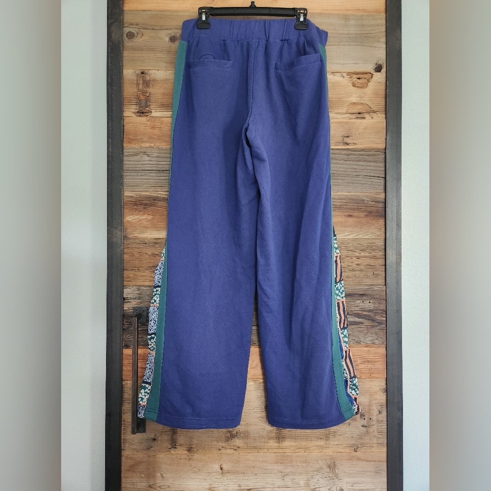 NWOT Women's Blue Fp Movement Kickoff Cotton Terry Pants Size Medium - Picture 9 of 9